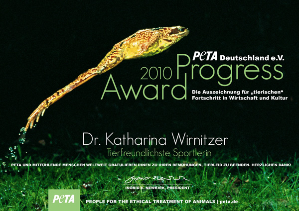 PeTA Progress Award 2010
